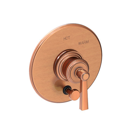 Balanced Pressure Tub & Shower Diverter Plate With Handle in Multiple Finishes