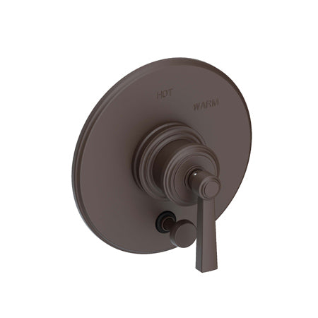 Balanced Pressure Tub & Shower Diverter Plate With Handle in Multiple Finishes