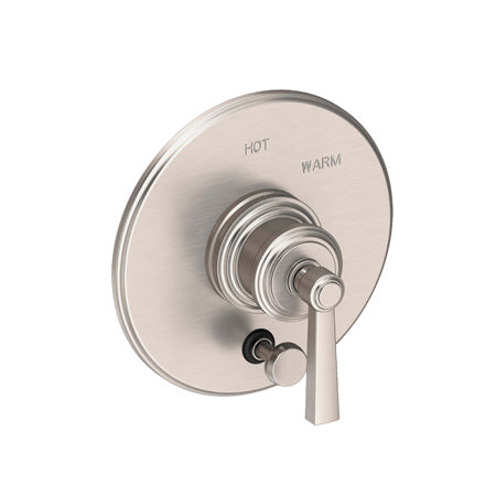 Balanced Pressure Tub & Shower Diverter Plate With Handle in Multiple Finishes