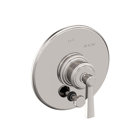 Balanced Pressure Tub & Shower Diverter Plate With Handle in Multiple Finishes