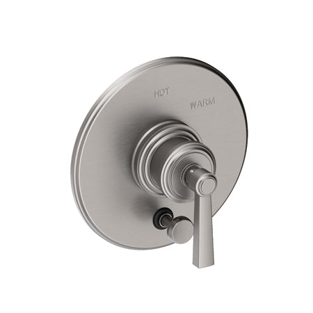 Balanced Pressure Tub & Shower Diverter Plate With Handle in Multiple Finishes