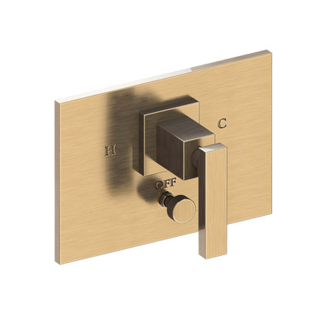 Balanced Pressure Tub & Shower Diverter Plate With Handle in Multiple Finishes