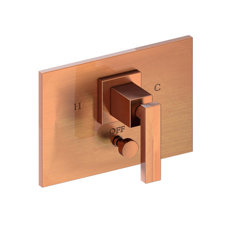 Balanced Pressure Tub & Shower Diverter Plate With Handle in Multiple Finishes