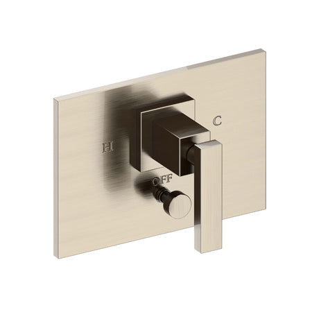 Balanced Pressure Tub & Shower Diverter Plate With Handle in Multiple Finishes