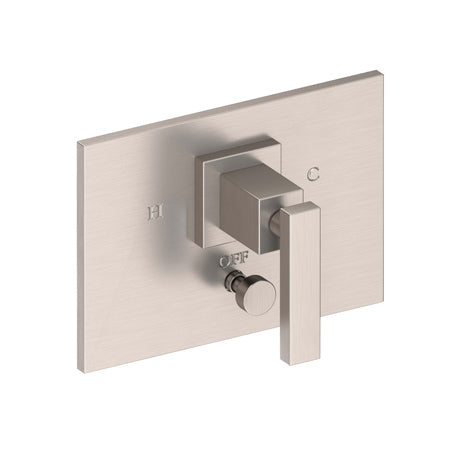 Balanced Pressure Tub & Shower Diverter Plate With Handle in Multiple Finishes