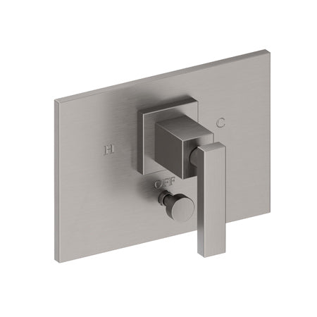 Balanced Pressure Tub & Shower Diverter Plate With Handle in Multiple Finishes