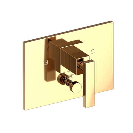 Balanced Pressure Tub & Shower Diverter Plate With Handle in Multiple Finishes