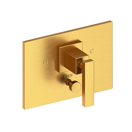 Balanced Pressure Tub & Shower Diverter Plate With Handle in Multiple Finishes