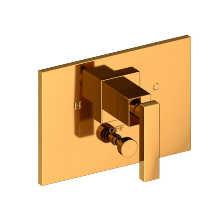 Balanced Pressure Tub & Shower Diverter Plate With Handle in Multiple Finishes