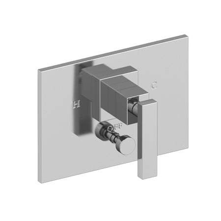 Balanced Pressure Tub & Shower Diverter Plate With Handle in Multiple Finishes