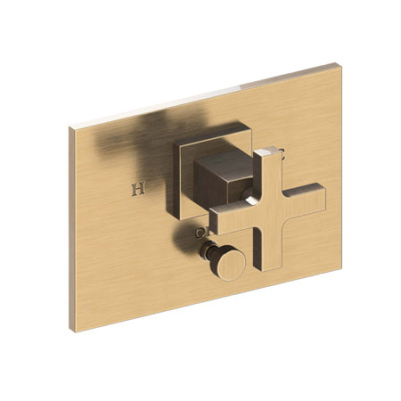 Balanced Pressure Tub & Shower Diverter Plate With Handle in Multiple Finishes