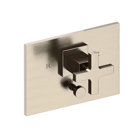 Balanced Pressure Tub & Shower Diverter Plate With Handle in Multiple Finishes