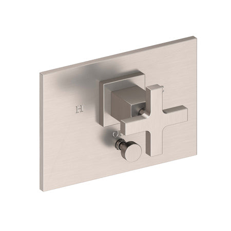 Balanced Pressure Tub & Shower Diverter Plate With Handle in Multiple Finishes