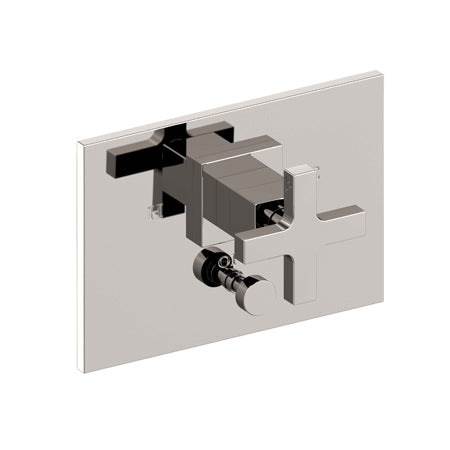 Balanced Pressure Tub & Shower Diverter Plate With Handle in Multiple Finishes