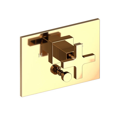 Balanced Pressure Tub & Shower Diverter Plate With Handle in Multiple Finishes