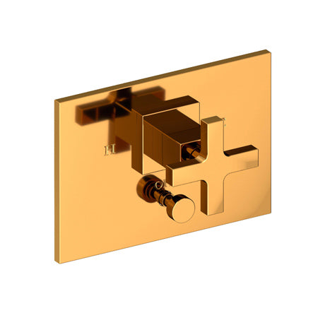 Balanced Pressure Tub & Shower Diverter Plate With Handle in Multiple Finishes