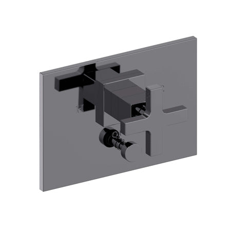 Balanced Pressure Tub & Shower Diverter Plate With Handle in Multiple Finishes