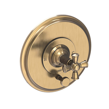 Balanced Pressure Tub & Shower Diverter Plate With Handle in Multiple Finishes