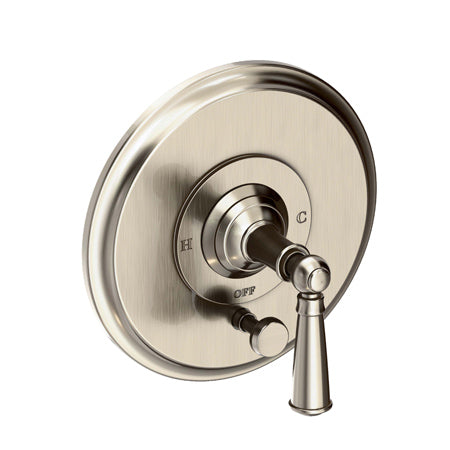 Balanced Pressure Tub & Shower Diverter Plate With Handle in Multiple Finishes