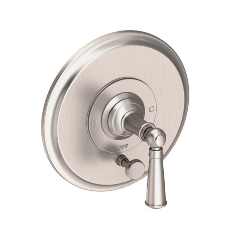 Balanced Pressure Tub & Shower Diverter Plate With Handle in Multiple Finishes