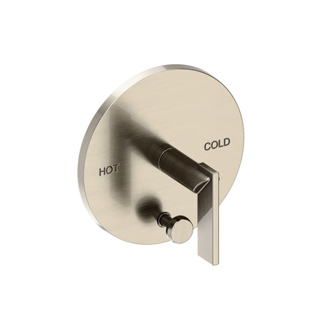 Balanced Pressure Tub & Shower Diverter Plate With Handle in Multiple Finishes