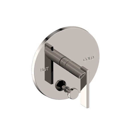 Balanced Pressure Tub & Shower Diverter Plate With Handle in Multiple Finishes