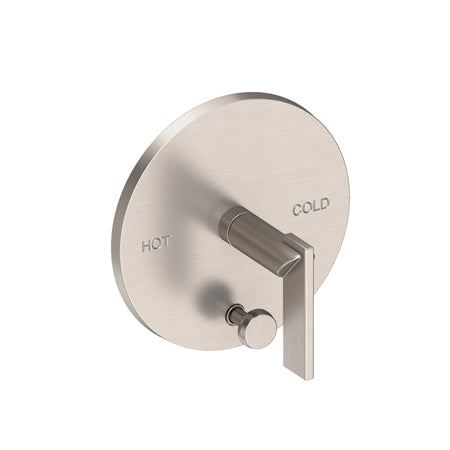 Balanced Pressure Tub & Shower Diverter Plate With Handle in Multiple Finishes