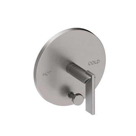 Balanced Pressure Tub & Shower Diverter Plate With Handle in Multiple Finishes