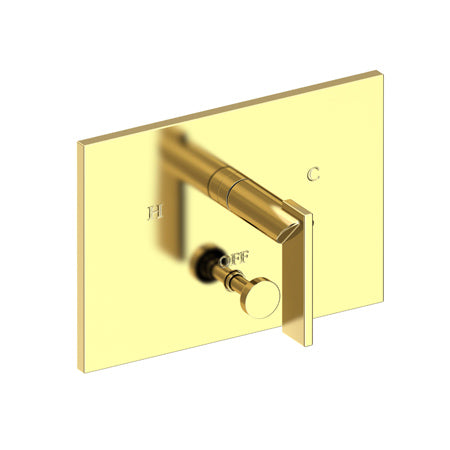 Balanced Pressure Tub & Shower Diverter Plate With Handle in Multiple Finishes