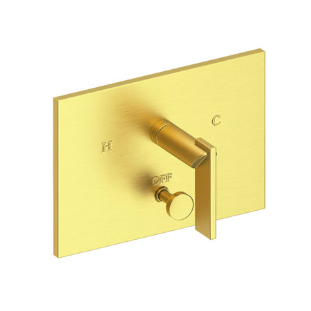 Balanced Pressure Tub & Shower Diverter Plate With Handle in Multiple Finishes