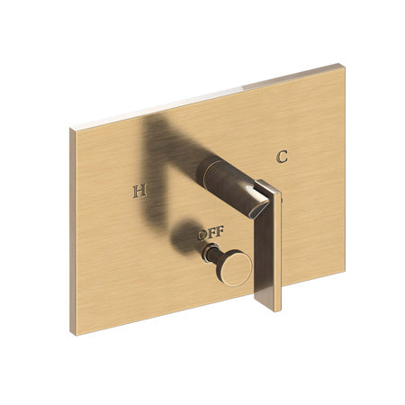 Balanced Pressure Tub & Shower Diverter Plate With Handle in Multiple Finishes