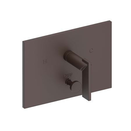 Balanced Pressure Tub & Shower Diverter Plate With Handle in Multiple Finishes