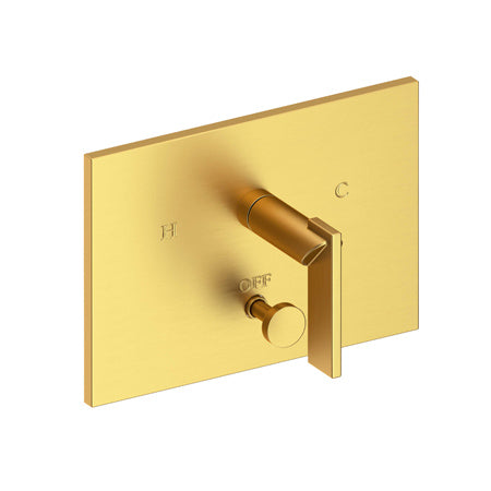 Balanced Pressure Tub & Shower Diverter Plate With Handle in Multiple Finishes