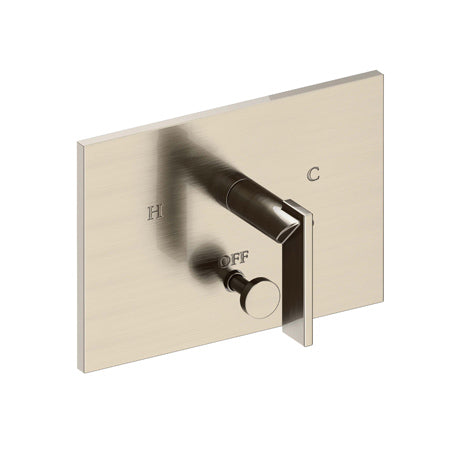 Balanced Pressure Tub & Shower Diverter Plate With Handle in Multiple Finishes