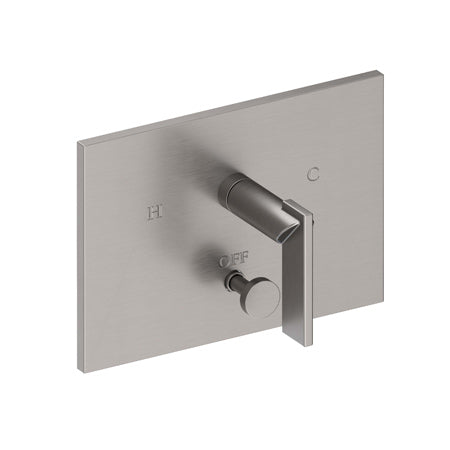 Balanced Pressure Tub & Shower Diverter Plate With Handle in Multiple Finishes