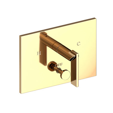 Balanced Pressure Tub & Shower Diverter Plate With Handle in Multiple Finishes