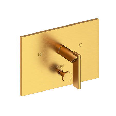 Balanced Pressure Tub & Shower Diverter Plate With Handle in Multiple Finishes