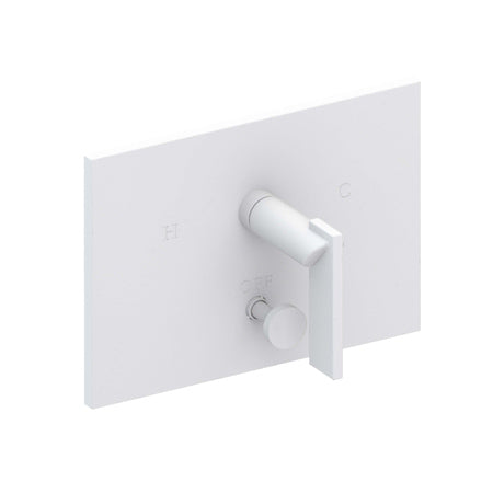 Balanced Pressure Tub & Shower Diverter Plate With Handle in Multiple Finishes