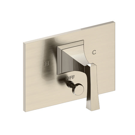 Balanced Pressure Tub & Shower Diverter Plate With Handle in Multiple Finishes