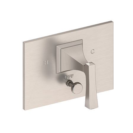 Balanced Pressure Tub & Shower Diverter Plate With Handle in Multiple Finishes