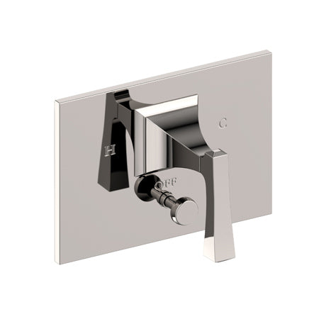 Balanced Pressure Tub & Shower Diverter Plate With Handle in Multiple Finishes