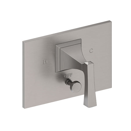 Balanced Pressure Tub & Shower Diverter Plate With Handle in Multiple Finishes