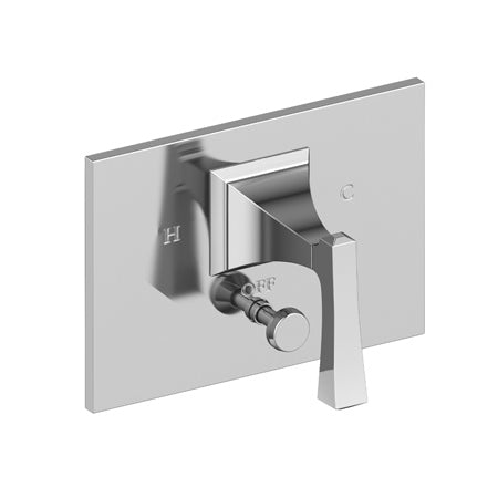 Balanced Pressure Tub & Shower Diverter Plate With Handle in Multiple Finishes