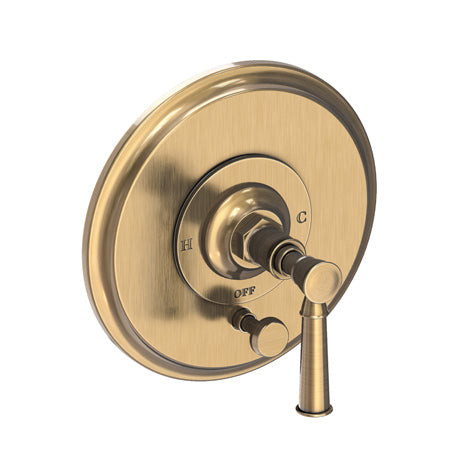 Balanced Pressure Tub & Shower Diverter Plate With Handle in Multiple Finishes