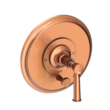 Balanced Pressure Tub & Shower Diverter Plate With Handle in Multiple Finishes