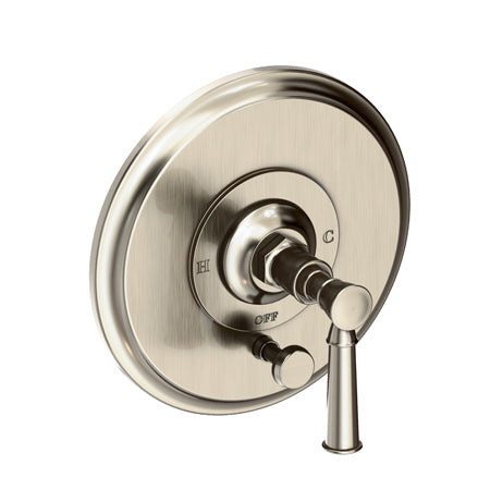 Balanced Pressure Tub & Shower Diverter Plate With Handle in Multiple Finishes