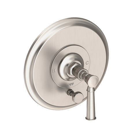 Balanced Pressure Tub & Shower Diverter Plate With Handle in Multiple Finishes