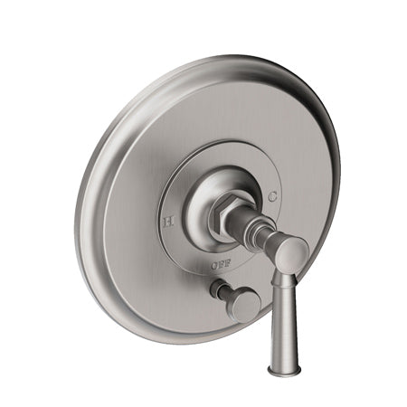 Balanced Pressure Tub & Shower Diverter Plate With Handle in Multiple Finishes