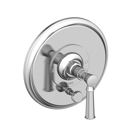 Balanced Pressure Tub & Shower Diverter Plate With Handle in Multiple Finishes