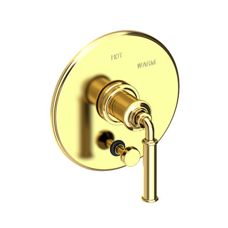 Balanced Pressure Tub & Shower Diverter Plate With Handle in Multiple Finishes